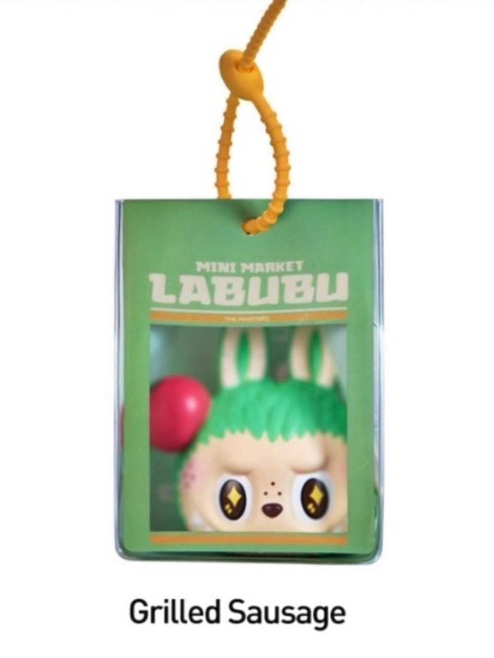Pop Mart Wacky Mart Labubu Pinch Pendant Squishy Grilled Sausage